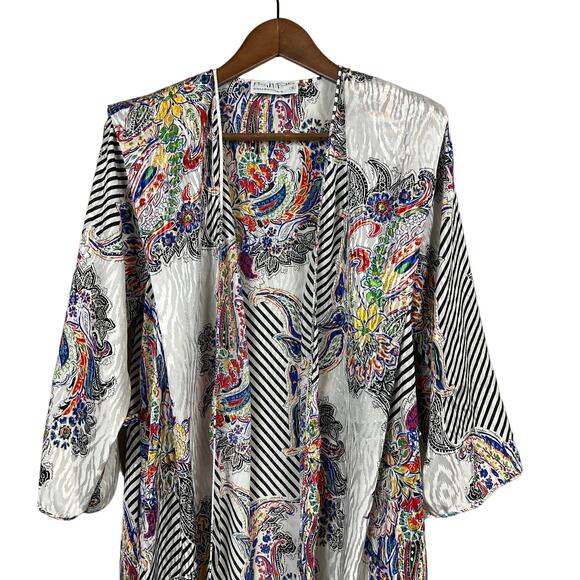 Vintage Mary McFadden Dress Gown Robe Set Pajama White - S - Picture 2 of 11